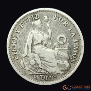Lote 0212 - Peru 1/2 Dinero 1905