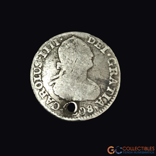Lote 0215 - Peru 1/2 Real 1808