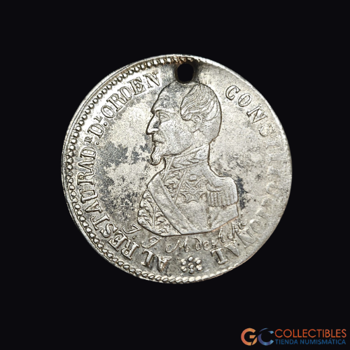 Lote 0076 - Bolivia 2 Soles 1863