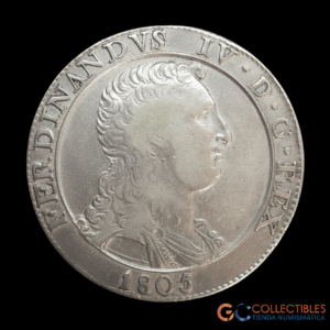 Lote 0185 - Italia (Reino de Napoles) 120 Grana 1805