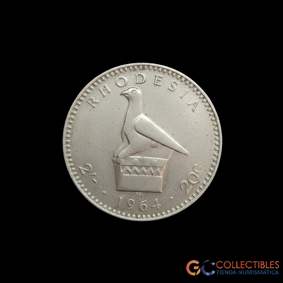 Lote 0218 - Rhodesia 2 Shillings (20 Cents) 196