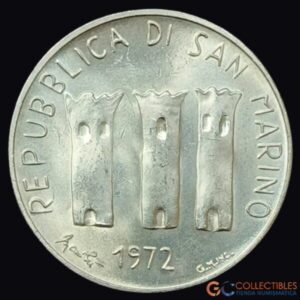 Lote 0223 - San Marino 500 Liras 1972
