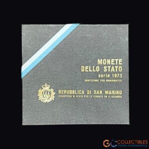 Lote 0228 - San Marino Set oficial x 8 1973 "Monete dello Stato"