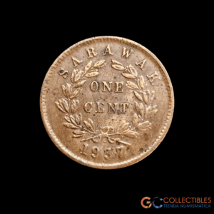 Lote 0229 - Sarawak 1 Centavo 1937 -  “Charles V. Brooke Rajah”