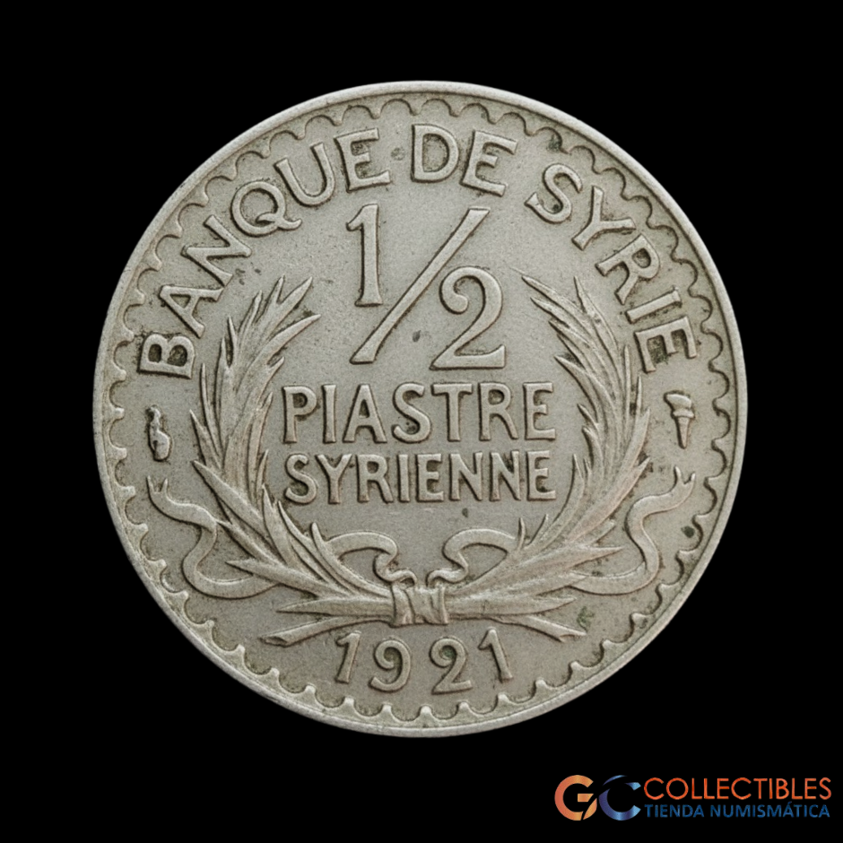 Lote 0232 - Siria ½ Piastra 1921