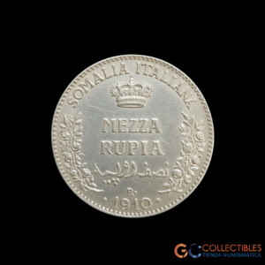 Lote 0234 - Somalia Italiana ½ Rupia 1910