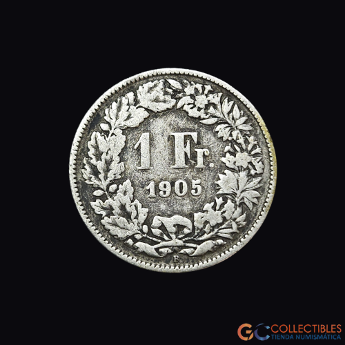 Lote 0240 - Suiza 1 Franco 1905