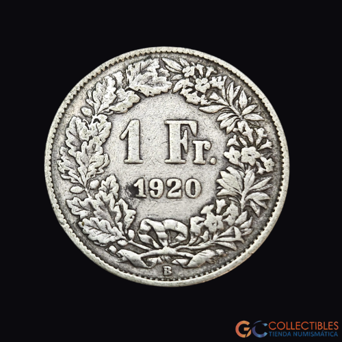 Lote 0241 -  Suiza 1 Franco 1920
