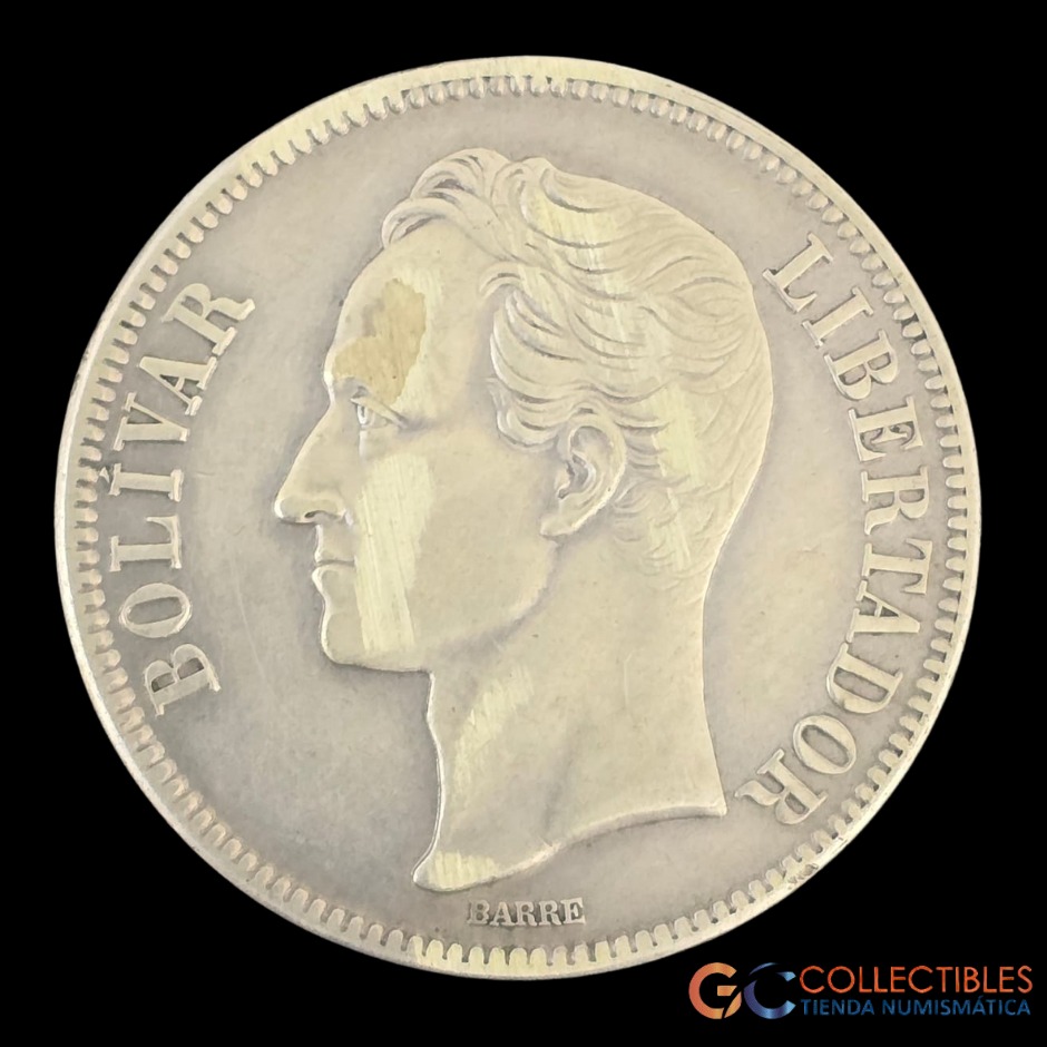 Lote 0262 - Venezuela 5 Bolivares 1936