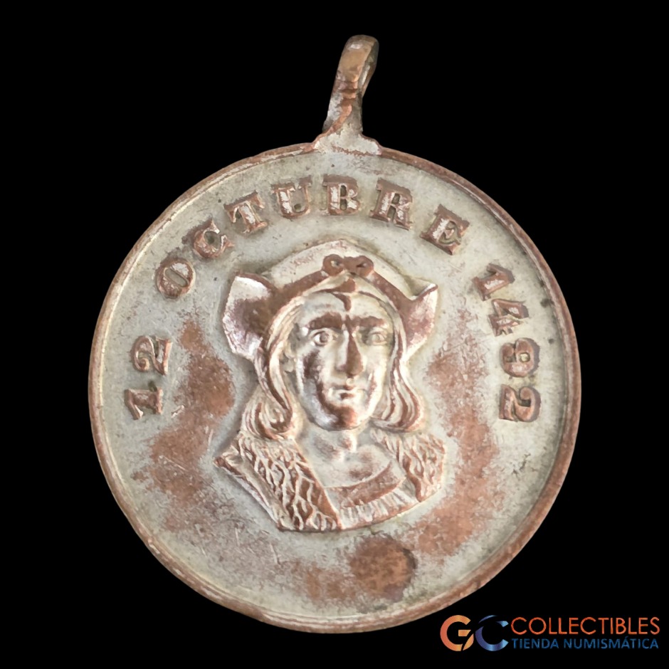 Lote 2077- Medalla Descubrimiento de América – Tres Arroyos – 4º Centenario – 12 Octubre 1492