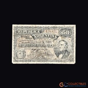 Lote 0011 - Argentina - 50 Centavos Urquiza 1895