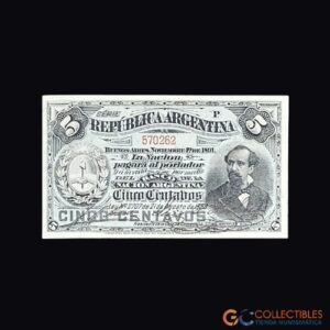 Lote 0015 - Argentina - 5 Centavos 1895
