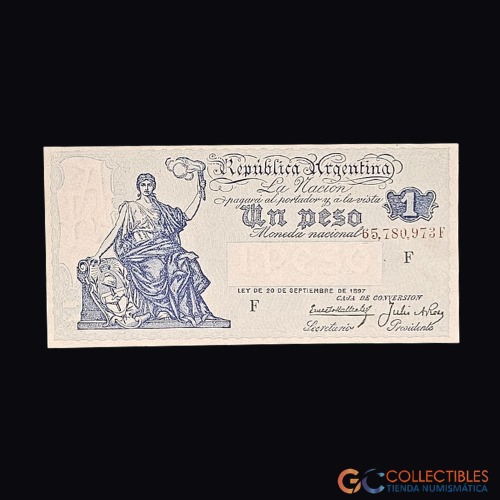 Lote 0019 - Argentina - 1 Peso MN 1935