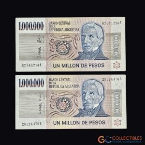 Lote 0022 - Argentina - Set x 2 billetes Peso Ley 18188