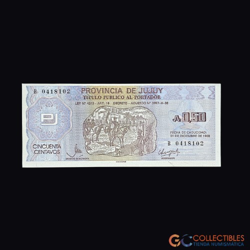 Lote 0028 - Argentina - 0.50 Australes 1986
