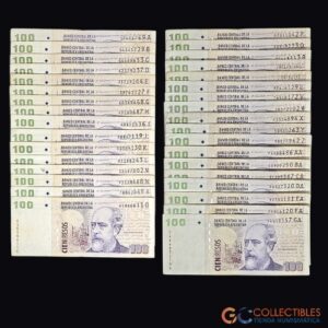 Lote 0032 - Argentina - Serie de billetes 100 Pesos