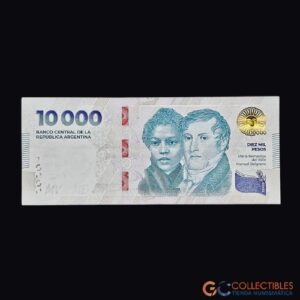 Lote 0039 - Argentina - 10000 Pesos binumeral y binaria