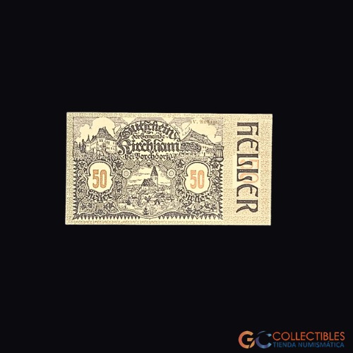 Lote 0040 - Austria - 50 Heller Kirchham 1920