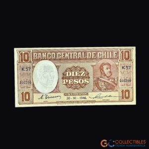 Lote 0052 - Chile - 10 Pesos 1946