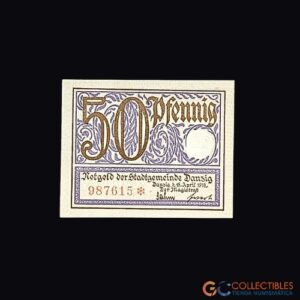 Lote 0056 - Danzig - 50 Pfennig 1919