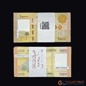 Lote 0075 - República del Líbano - Fajo de billetes 10000 Libras