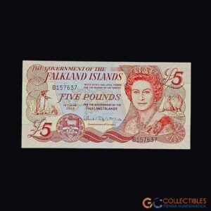 Lote 0077 - Falkland (Malvinas) - 5 Libras 1983