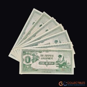 Lote 0089 - Myanmar - Set x 5 billetes 5 Rupias 1942-1944