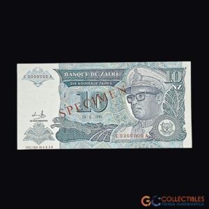 Lote 0110 - Zaire - 10 Nuevos Zaires 1993