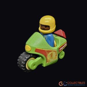 Lote 1005 - Playmobil motociclista con moto